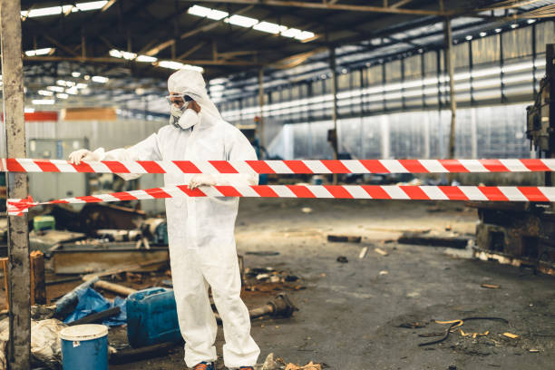 Professional Trauma Scene Cleanup technician working in Linwood, NE
